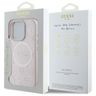 Guess GUHMP16XPSAPSMEP iPhone 16 Pro Max 6.9" różowy/pink hardcase Saffiano Peony Classic Logo MagSafe na NearMe.pl