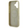 Guess GUHMP16SPSAPSMED iPhone 16 6.1" złoty/gold hardcase Saffiano Peony Classic Logo MagSafe na NearMe.pl