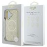 Guess GUHMP16SPSAPSMED iPhone 16 6.1" złoty/gold hardcase Saffiano Peony Classic Logo MagSafe na NearMe.pl
