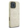 Guess GUHMP16LPSAPSMED iPhone 16 Pro 6.3" złoty/gold hardcase Saffiano Peony Classic Logo MagSafe na NearMe.pl
