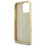Guess GUHMP16XPSAPSMED iPhone 16 Pro Max 6.9" złoty/gold hardcase Saffiano Peony Classic Logo MagSafe na NearMe.pl