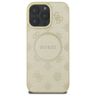 Guess GUHMP16XPSAPSMED iPhone 16 Pro Max 6.9" złoty/gold hardcase Saffiano Peony Classic Logo MagSafe na NearMe.pl