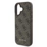 Guess GUHCP16SG4GFBR iPhone 16 6.1" brązowy/brown hardcase 4G Classic na NearMe.pl