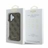 Guess GUHCP16SG4GFBR iPhone 16 6.1" brązowy/brown hardcase 4G Classic na NearMe.pl