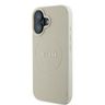 Guess GUHMP16SPGHSMME iPhone 16 beżowy/beige hardcase Grained Ring MagSafe na NearMe.pl