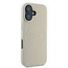 Guess GUHMP16SPGHSMME iPhone 16 beżowy/beige hardcase Grained Ring MagSafe na NearMe.pl