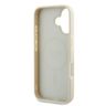 Guess GUHMP16SPGHSMME iPhone 16 beżowy/beige hardcase Grained Ring MagSafe na NearMe.pl