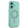 Guess GUHMP16SPFTDTEN iPhone 16 6.1" zielony/green hardcase IML Rhinestones MagSafe na NearMe.pl
