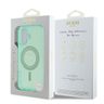 Guess GUHMP16MPFTDTEN iPhone 16 Plus 6.7" zielony/green hardcase IML Rhinestones MagSafe na NearMe.pl