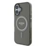Guess GUHMP16SHFGEREK iPhone 16 6.1" czarny/black hardcase IML Glitter Circle MagSafe na NearMe.pl