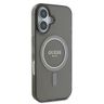 Guess GUHMP16SHFGEREK iPhone 16 6.1" czarny/black hardcase IML Glitter Circle MagSafe na NearMe.pl