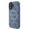 Guess GUHMP16SG4GFRB iPhone 16 niebieski/blue hardcase 4G Ring Classic Logo MagSafe na NearMe.pl