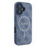 Guess GUHMP16SG4GFRB iPhone 16 niebieski/blue hardcase 4G Ring Classic Logo MagSafe na NearMe.pl