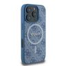 Guess GUHMP16LG4GFRB iPhone 16 Pro6.3" niebieski/blue hardcase 4G Ring Classic Logo MagSafe na NearMe.pl