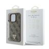 Guess GUHCP16XP4TDPW iPhone 16 Pro Max6.9" brązowy/brown hardcase Leather 4G Triangle Strass na NearMe.pl