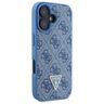 Guess GUHCP16SP4TDPB iPhone 16 6.1" niebieski/blue hardcase Leather 4G Triangle Strass na NearMe.pl