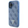 Guess GUHCP16SP4TDPB iPhone 16 6.1" niebieski/blue hardcase Leather 4G Triangle Strass na NearMe.pl
