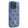 Guess GUHCP16LP4TDPB iPhone 16 Pro 6.3" niebieski/blue hardcase Leather 4G Triangle Strass na NearMe.pl