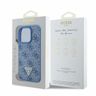 Guess GUHCP16LP4TDPB iPhone 16 Pro 6.3" niebieski/blue hardcase Leather 4G Triangle Strass na NearMe.pl