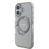 Guess GUHMP16SHFWFCK iPhone 16 6.1" czarny/black hardcase IML Flowers Wreath MagSafe na NearMe.pl