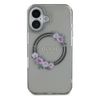 Guess GUHMP16SHFWFCK iPhone 16 6.1" czarny/black hardcase IML Flowers Wreath MagSafe na NearMe.pl
