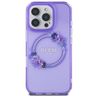 Guess GUHMP16LHFWFCU iPhone 16 Pro 6.3" fioletowy/purple hardcase IML Flowers Wreath MagSafe na NearMe.pl