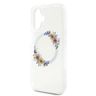 Guess GUHMP16SHFWFCT iPhone 16 przeźroczysty/transparent hardcase IML Flowers Wreath MagSafe na NearMe.pl