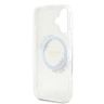 Guess GUHMP16SHFWFCT iPhone 16 przeźroczysty/transparent hardcase IML Flowers Wreath MagSafe na NearMe.pl