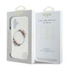 Guess GUHMP16SHFWFCT iPhone 16 przeźroczysty/transparent hardcase IML Flowers Wreath MagSafe na NearMe.pl