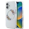 Guess GUHMP16SHFWFCT iPhone 16 przeźroczysty/transparent hardcase IML Flowers Wreath MagSafe na NearMe.pl