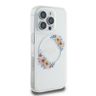 Guess GUHMP16LHFWFCT iPhone 16 Pro 6.3" przeźroczysty/transprent hardcase IML Flowers Wreath MagSafe na NearMe.pl