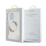 Guess GUHMP16LHFWFCT iPhone 16 Pro 6.3" przeźroczysty/transprent hardcase IML Flowers Wreath MagSafe na NearMe.pl
