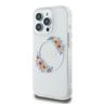 Guess GUHMP16XHFWFCT iPhone 16 Pro Max 6.9" przeźroczysty/transprent hardcase IML Flowers Wreath MagSafe na NearMe.pl