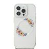 Guess GUHMP16XHFWFCT iPhone 16 Pro Max 6.9" przeźroczysty/transprent hardcase IML Flowers Wreath MagSafe na NearMe.pl