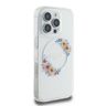 Guess GUHMP16XHFWFCT iPhone 16 Pro Max 6.9" przeźroczysty/transprent hardcase IML Flowers Wreath MagSafe na NearMe.pl