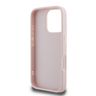 Guess GUHCP16LPSQSQSP iPhone 16 Pro różowy/pink hardcase Quilted Metal Logo na NearMe.pl