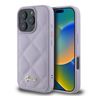 Guess GUHCP16LPSQSQSU iPhone 16 Pro jasnofioletowy/light purple hardcase Quilted Metal Logo na NearMe.pl