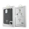 Guess GUHCP16XP4TDSCPK iPhone 16 Pro Max 6.9" czarny/black hardcase Leather Metal Logo Strass Crossbody na NearMe.pl