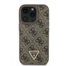 Guess GUHCP16LP4TDSCPW iPhone 16 Pro 6.3" brązowy/brown hardcase Leather Metal Logo Strass Crossbody na NearMe.pl