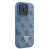 Guess GUHCP16LP4TDSCPB iPhone 16 Pro6.3" niebieski/blue hardcase Leather Metal Logo Strass Crossbody na NearMe.pl
