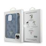 Guess GUHCP16LP4TDSCPB iPhone 16 Pro6.3" niebieski/blue hardcase Leather Metal Logo Strass Crossbody na NearMe.pl