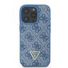 Guess GUHCP16LP4TDSCPB iPhone 16 Pro6.3" niebieski/blue hardcase Leather Metal Logo Strass Crossbody na NearMe.pl