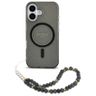 Guess GUHMP16SHGCRELSK iPhone 16 czarny/czarny hardcase IML Glitter With Pearl Strap MagSafe na NearMe.pl
