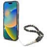 Guess GUHMP16SHGCRELSK iPhone 16 czarny/czarny hardcase IML Glitter With Pearl Strap MagSafe na NearMe.pl