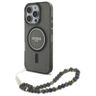Guess GUHMP16LHGCRELSK iPhone 16 Pro 6.3" czarny/czarny hardcase IML Glitter With Pearl Strap MagSafe na NearMe.pl