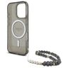 Guess GUHMP16LHGCRELSK iPhone 16 Pro 6.3" czarny/czarny hardcase IML Glitter With Pearl Strap MagSafe na NearMe.pl