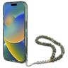 Guess GUHMP16SHGCRELSA iPhone 16 zielony/green hardcase IML Glitter With Pearl Strap MagSafe na NearMe.pl