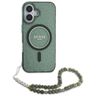 Guess GUHMP16MHGCRELSA iPhone 16 Plus6.7" zielony/green hardcase IML Glitter With Pearl Strap MagSafe na NearMe.pl