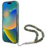 Guess GUHMP16LHGCRELSA iPhone 16 Pro 6.3" zielony/green hardcase IML Glitter With Pearl Strap MagSafe na NearMe.pl