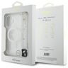 Guess GUHMP16SHGCRELST iPhone 166.1" przeźroczysty/transparent hardcase IML Glitter With Pearl Strap MagSafe na NearMe.pl